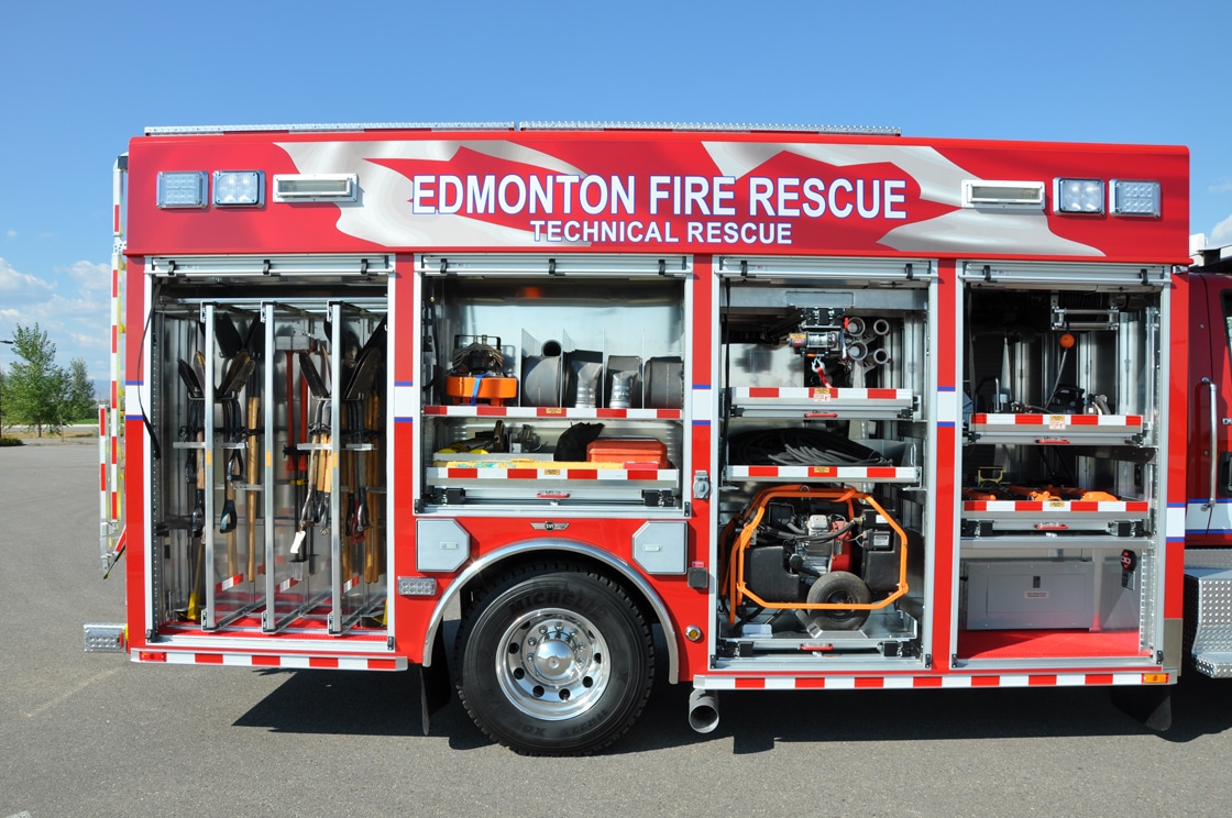 Edmonton, AB FD Technical Rescue SVI Trucks