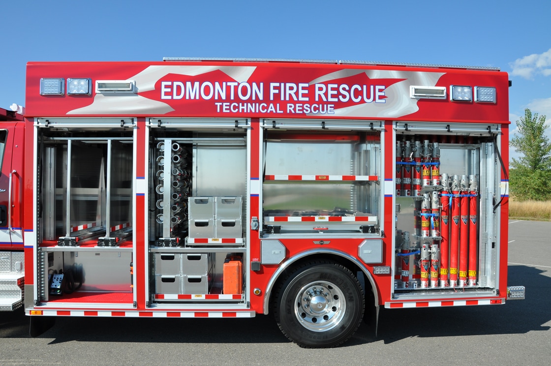 Edmonton, AB FD Technical Rescue SVI Trucks