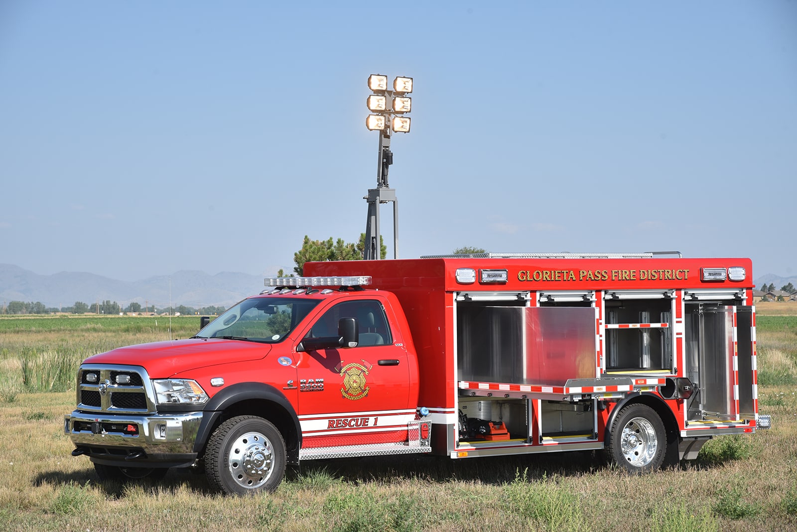 Glorieta Fire Pass Fire District Light Rescue 1047 SVI Trucks