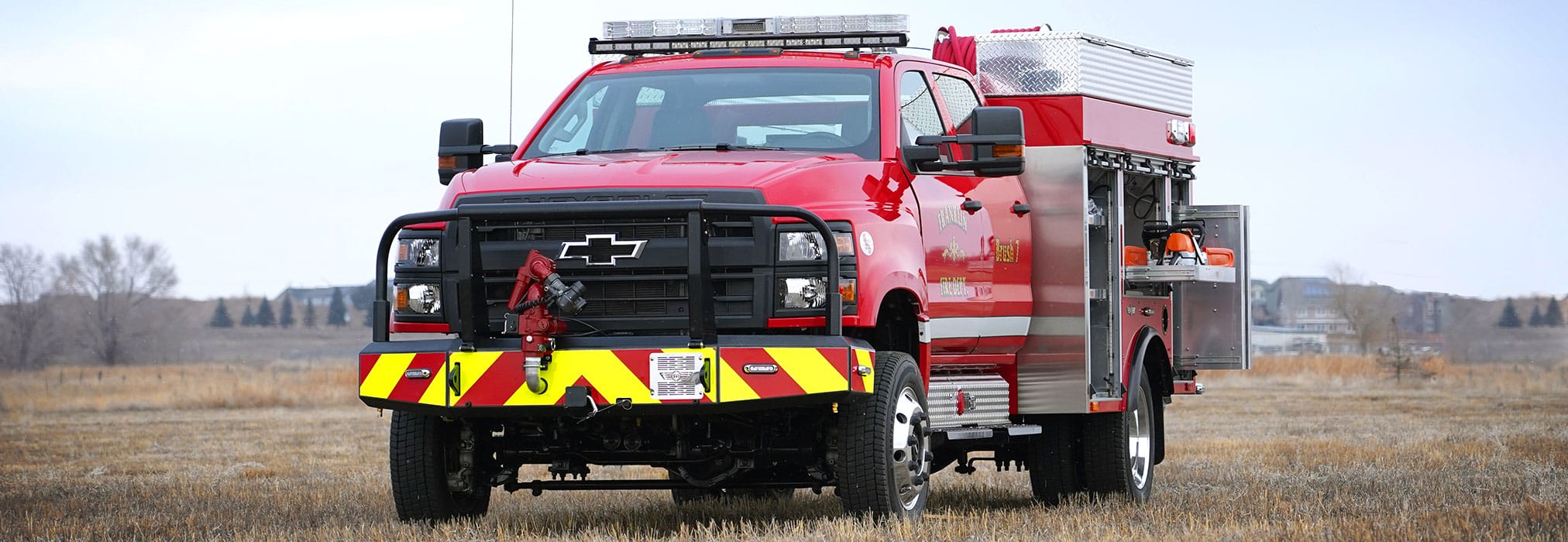 street side front of Franklin Tennessee's brush truck
