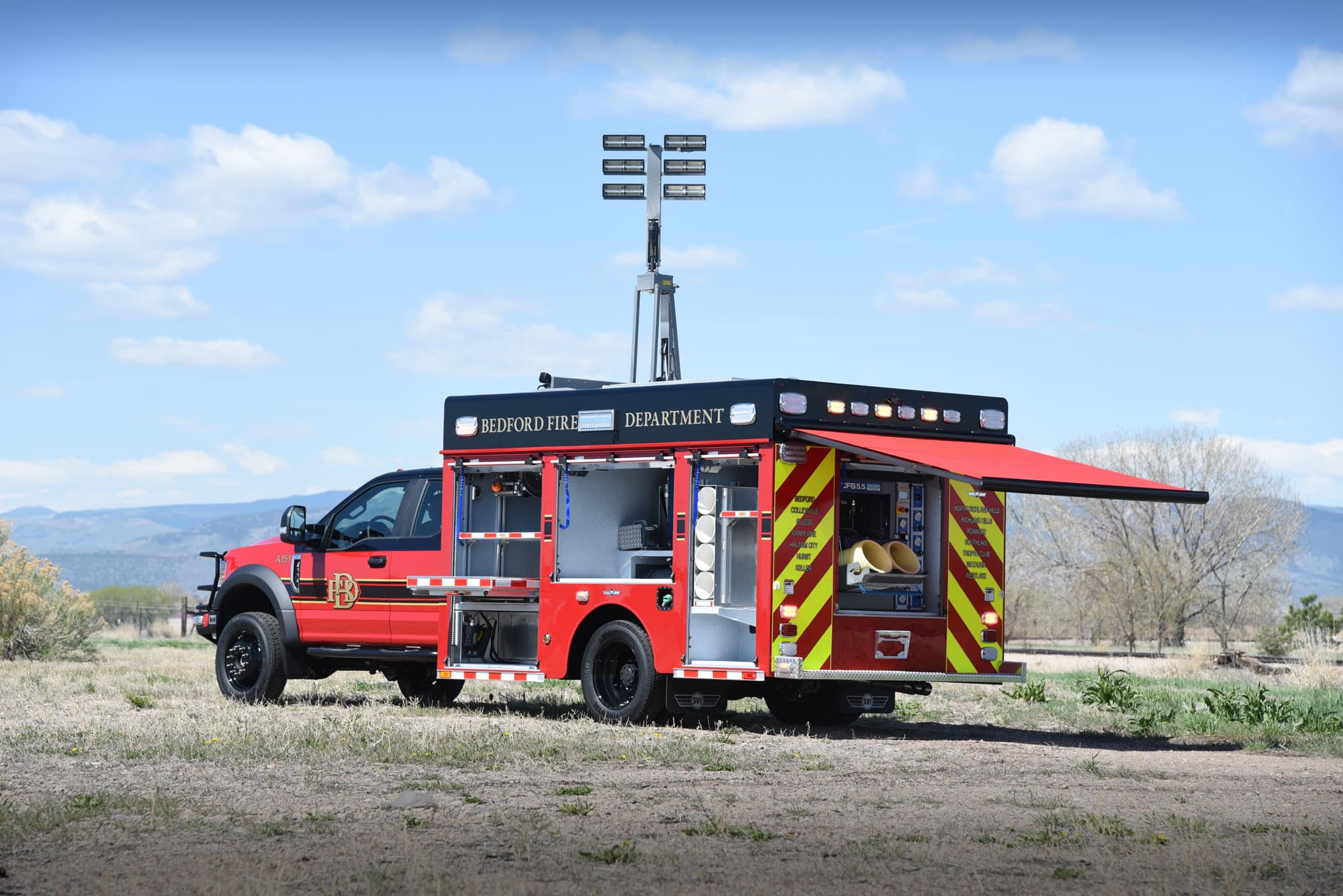 Featured image for “NEFDA, Texas Bedford Fire Department Air/Light Unit #1086”