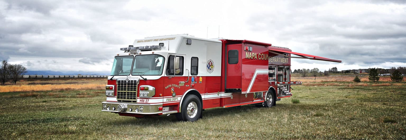 Napa County, CA Fire Department HazMat 1026 SVI Trucks