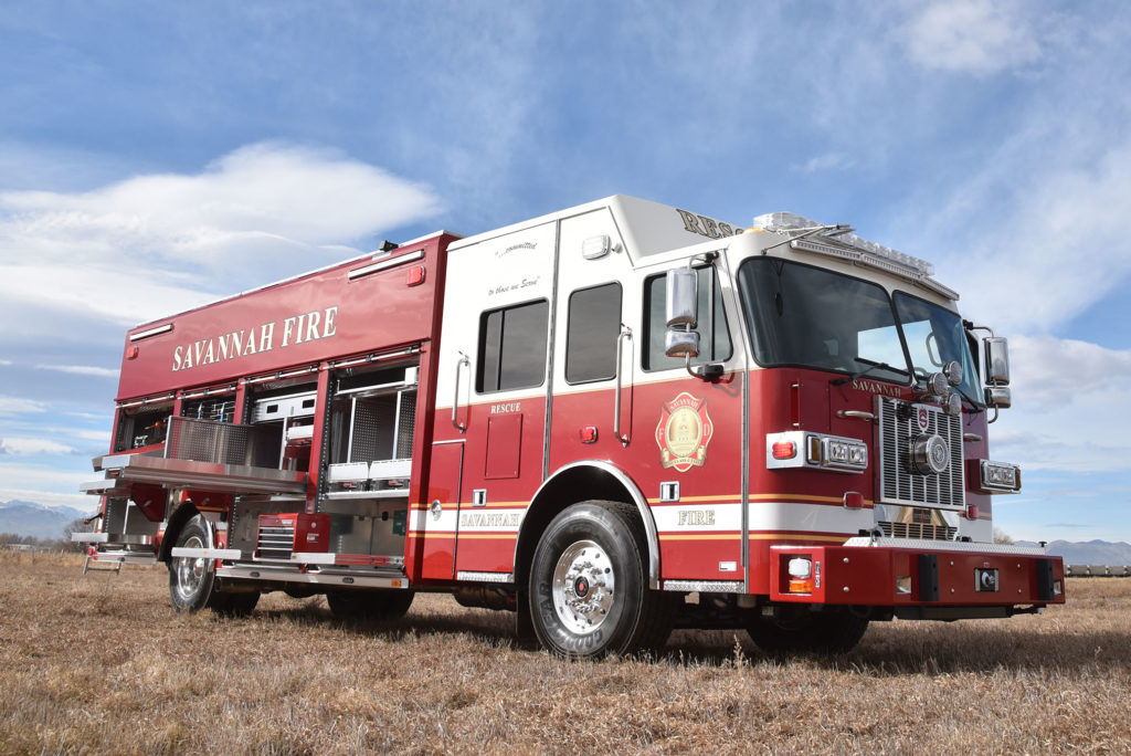 Savannah, GA Fire Department Heavy Rescue Truck #1021