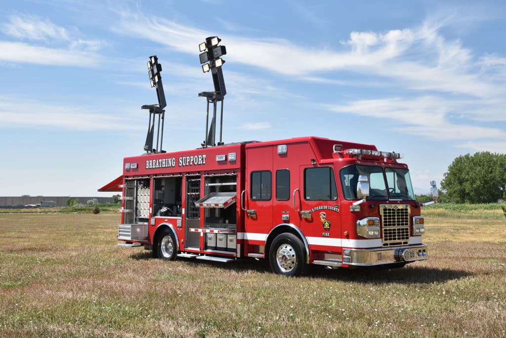 Riverside, CA County Fire Department Air Light #996