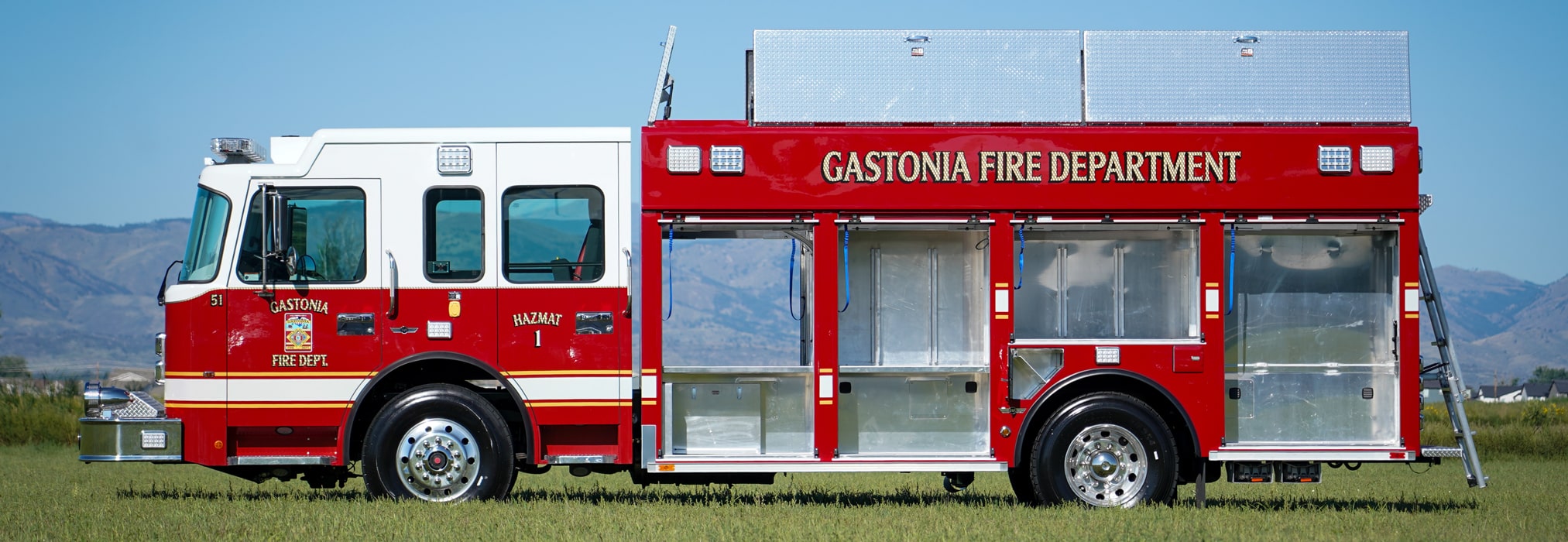 See the cutting-edge Hazmat fire truck recently acquired by the Gastonia Fire Department in North Carolina. Explore the advanced capabilities and specifications of this state-of-the-art fire department Hazmat truck, demonstrating the commitment to safety and preparedness in North Carolina's fire service.