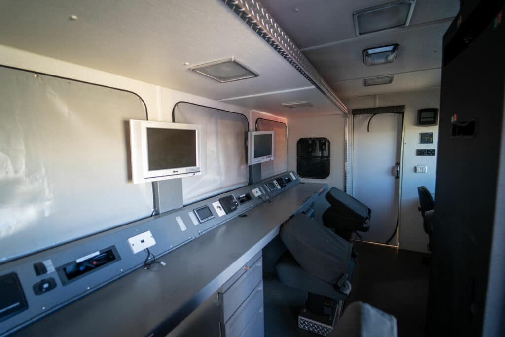 hazmat command center interior slide out room